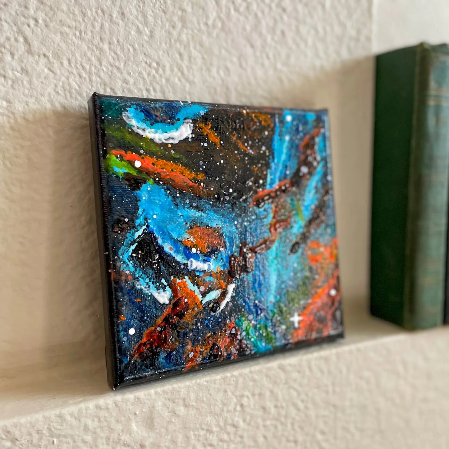 Rosette Nebula - NGC 2244 - 6x6 Mini Painting