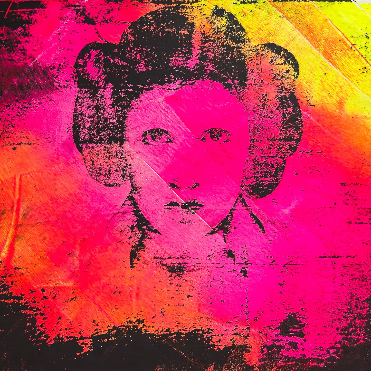 Rebel Resonance 8x10 Gel Plate Print