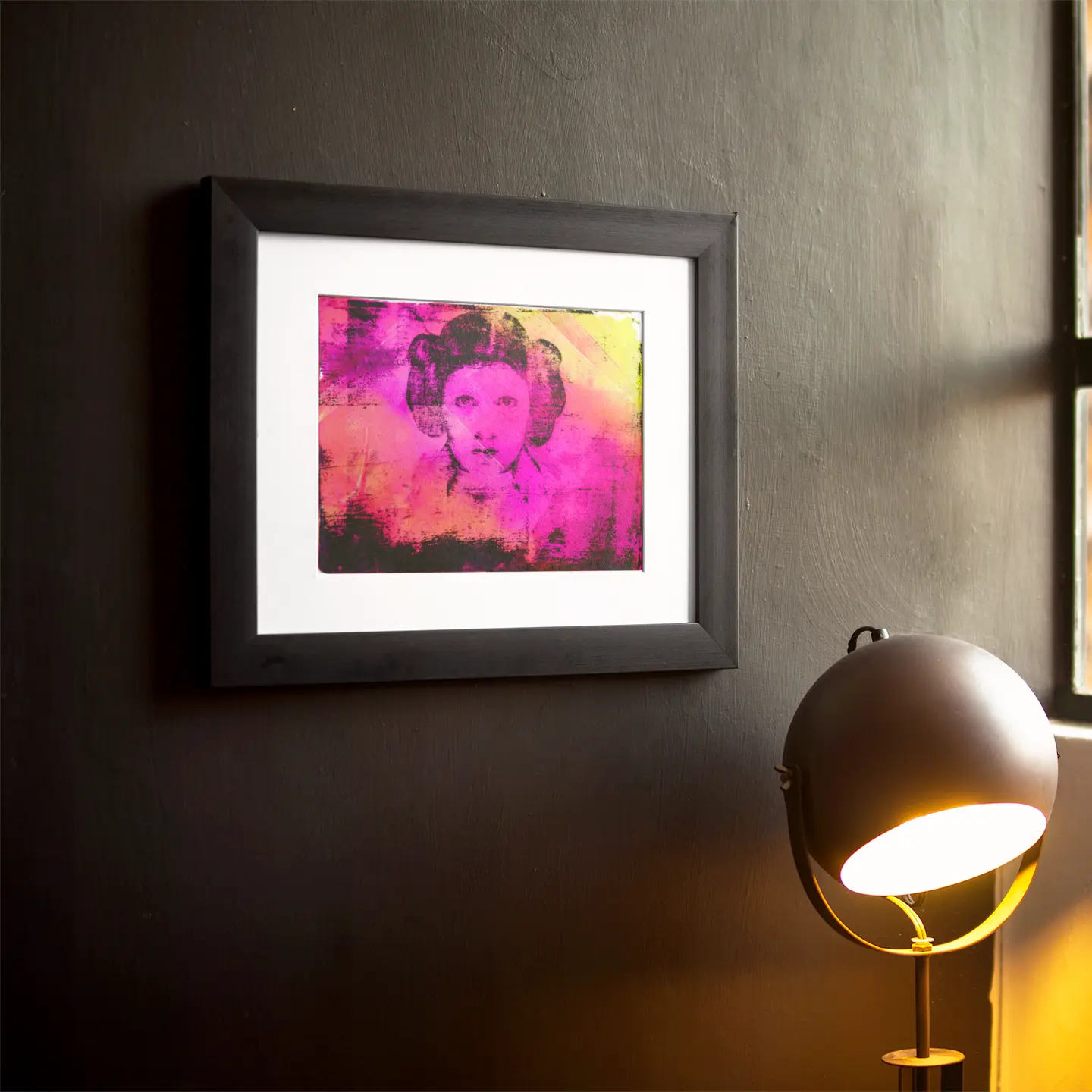 Rebel Resonance 8x10 Gel Plate Print