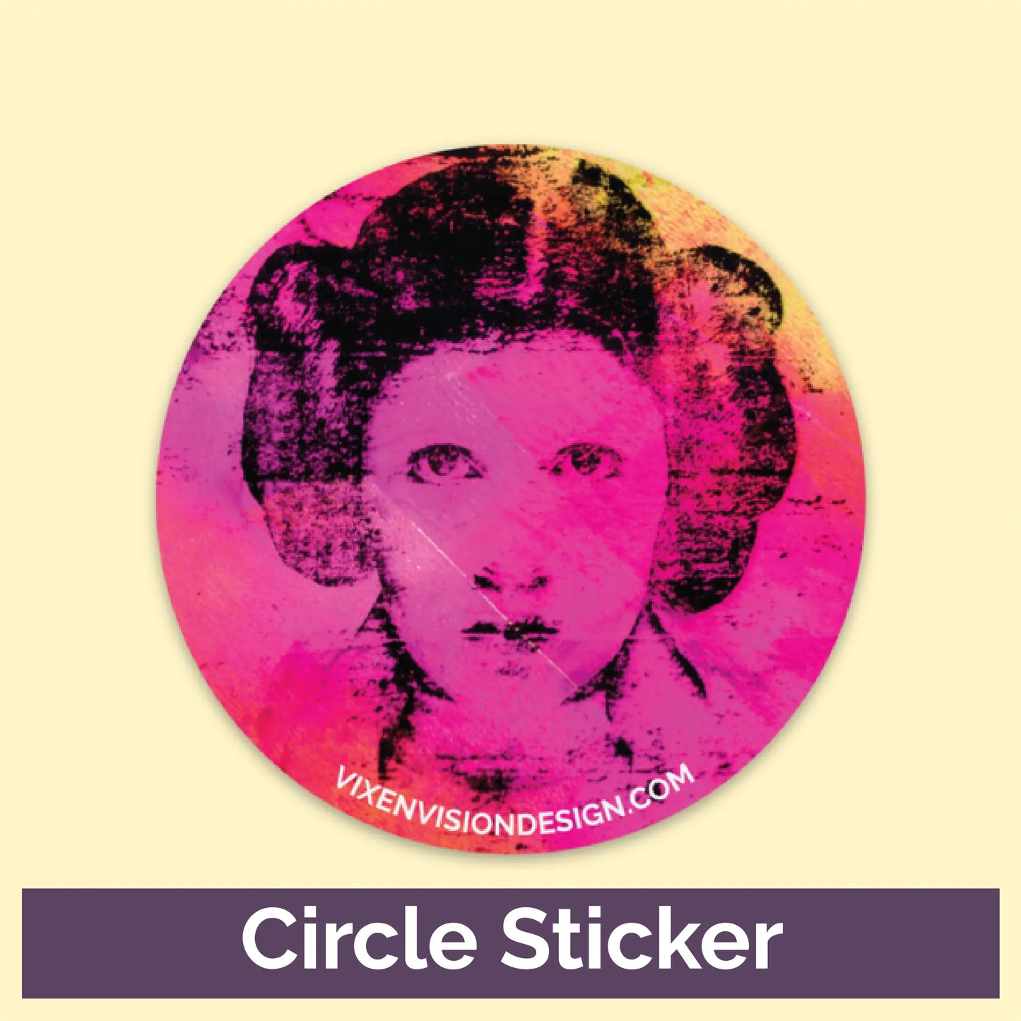 Rebel Resonance 3" Circle Sticker