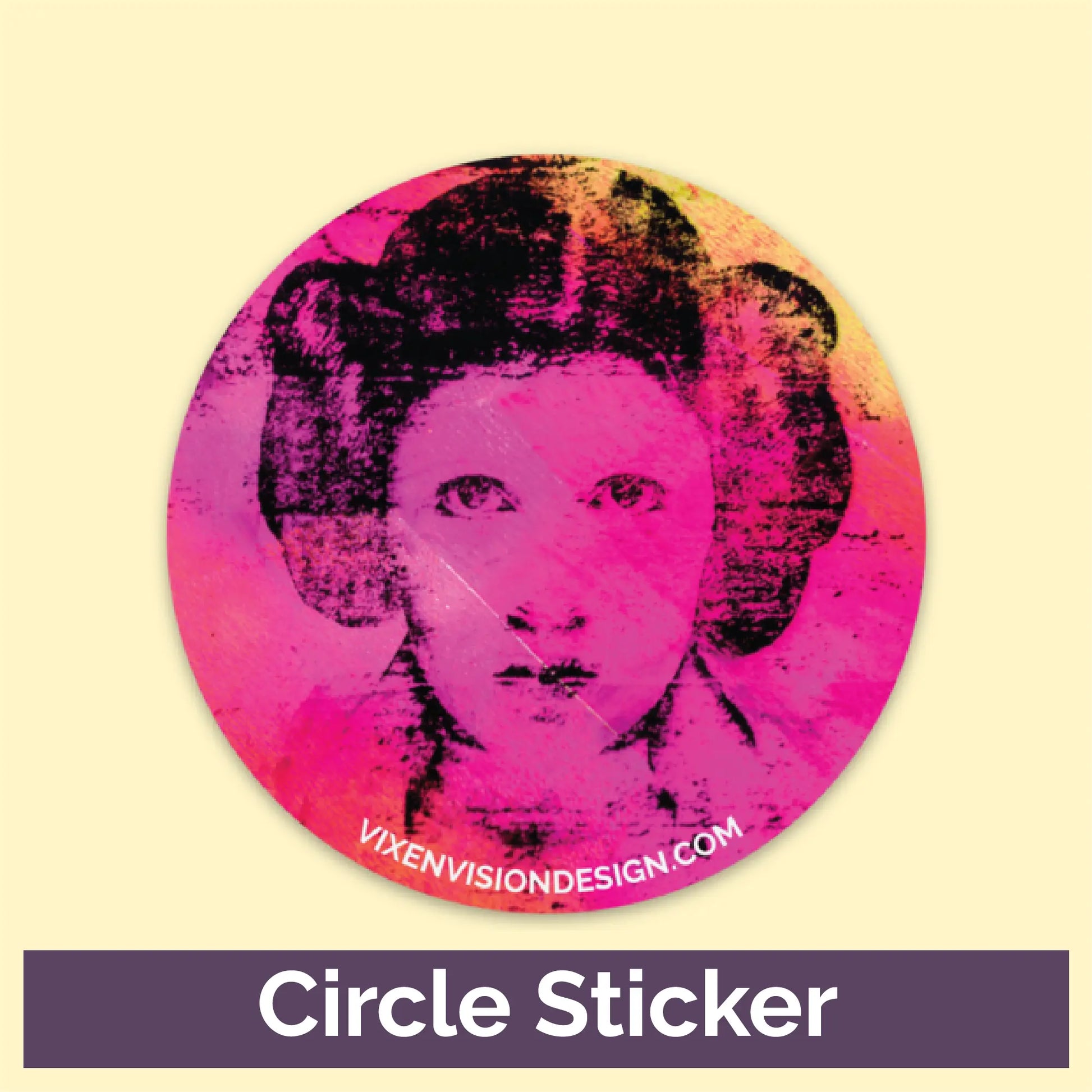 Rebel Resonance 3" Circle Sticker