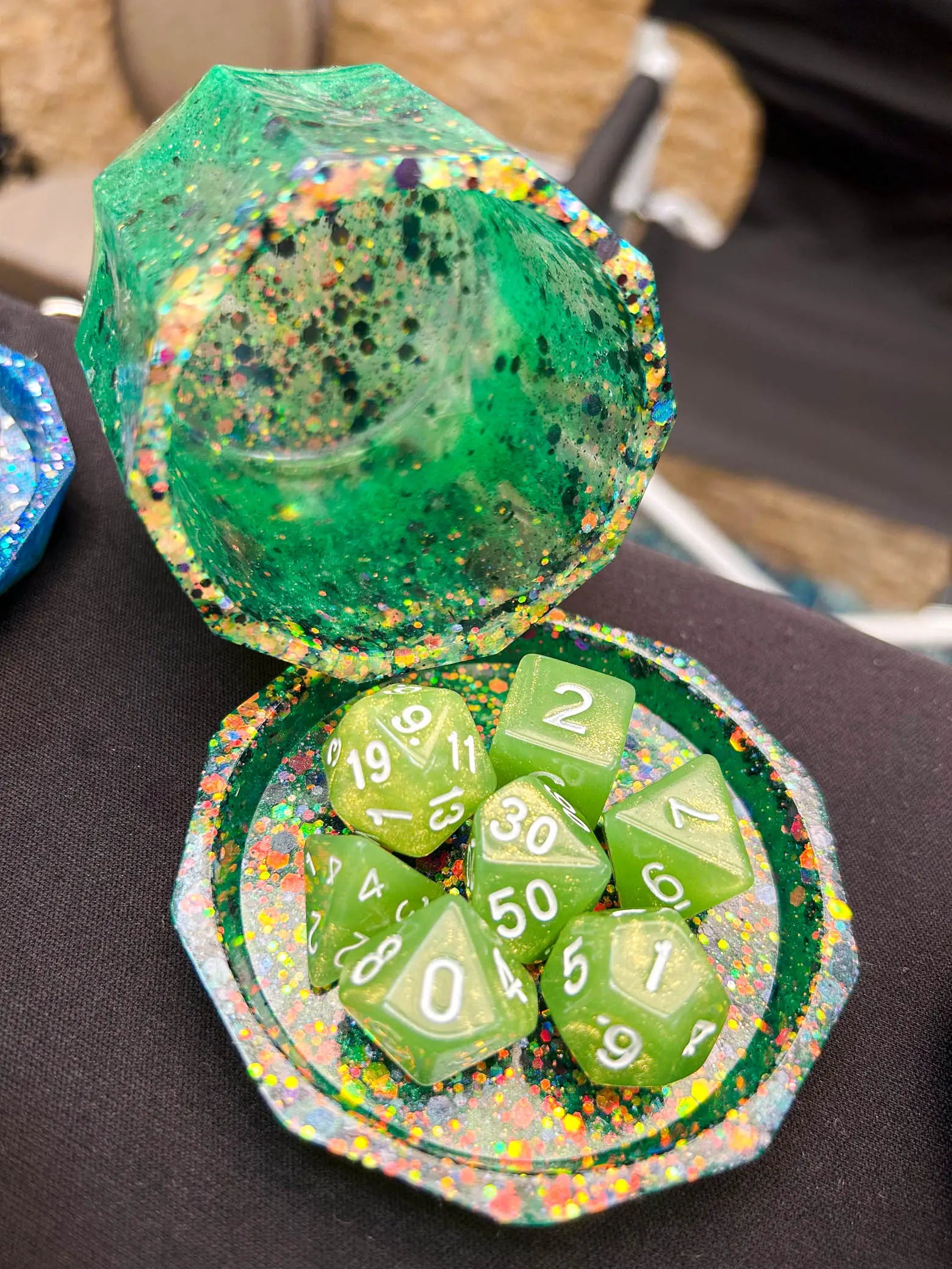 Customizable Dice Cup and Tray Lid