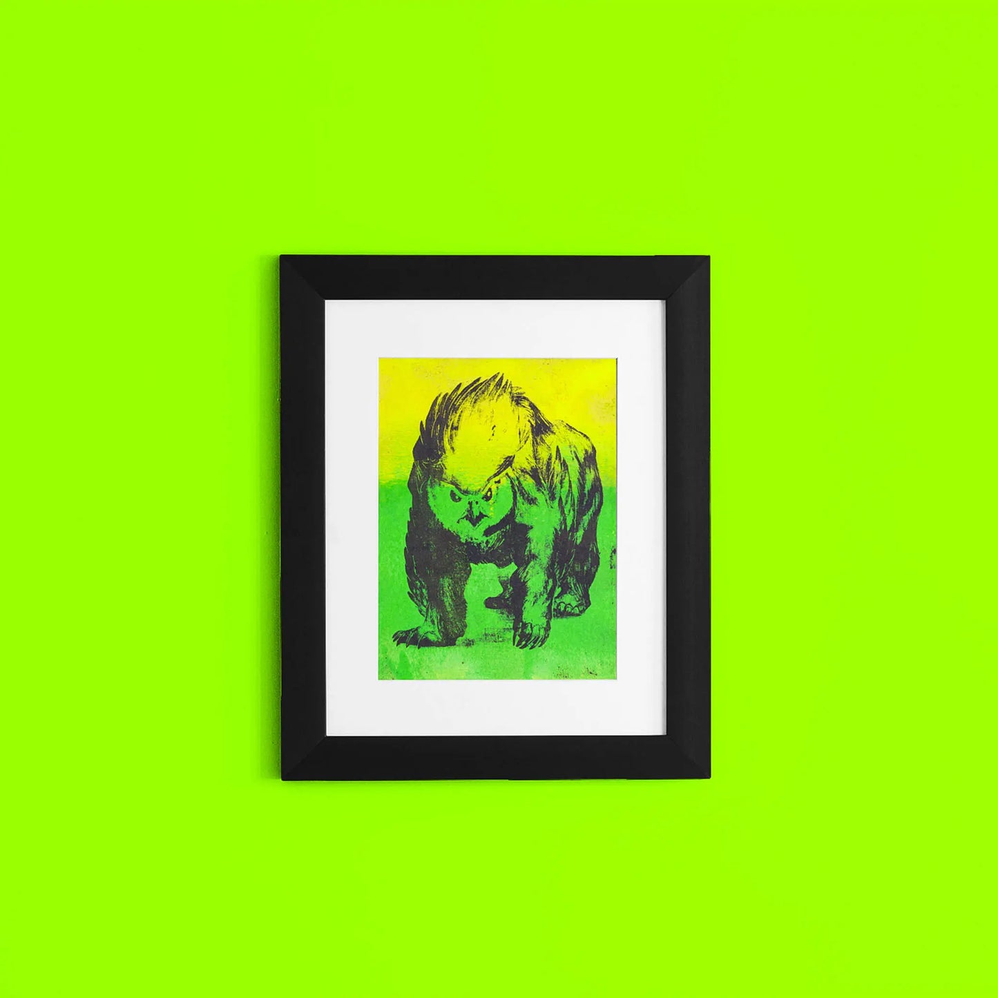 Glowing Feathered Fury 11x14 Art Poster