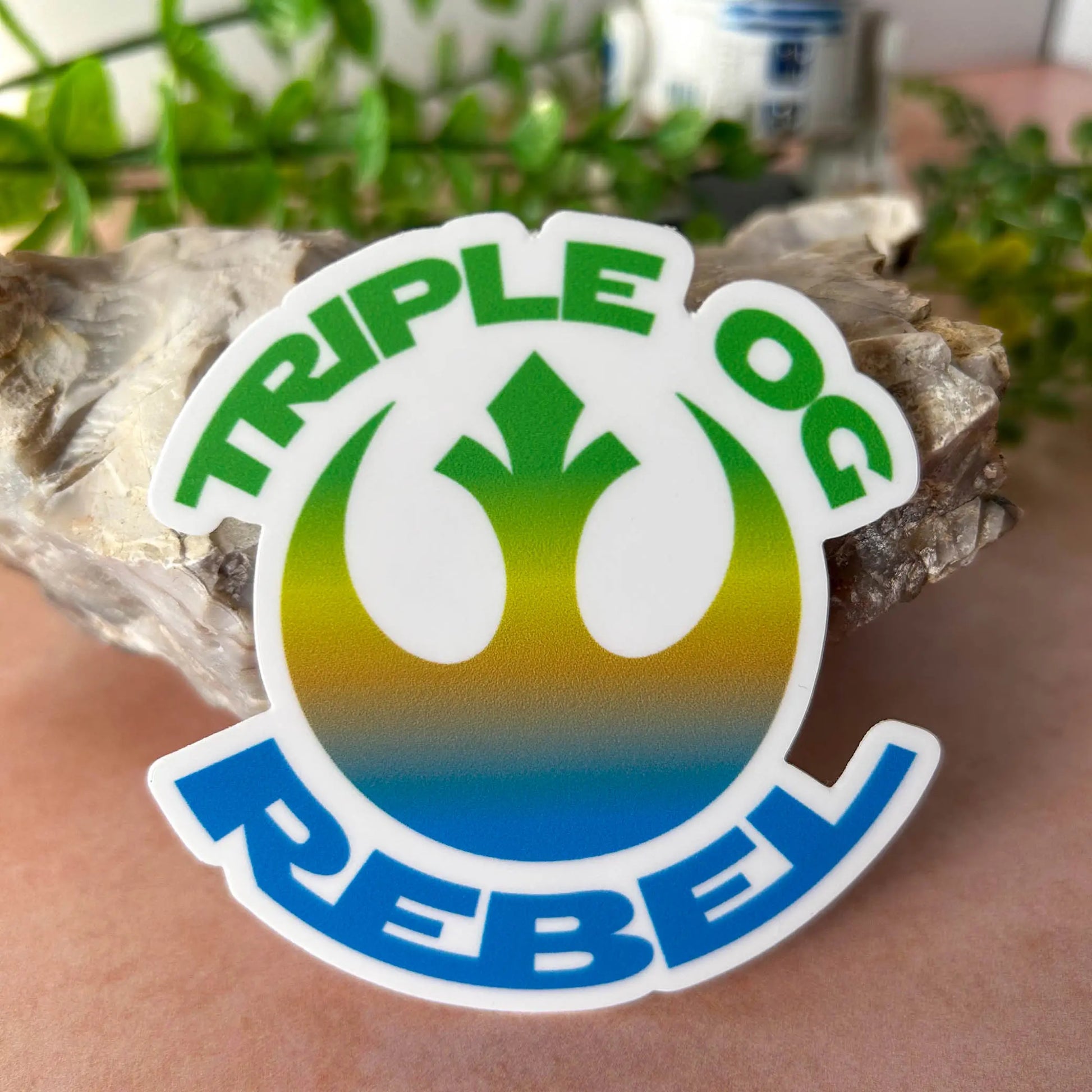 Triple OG Rebel 3" Vinyl Sticker