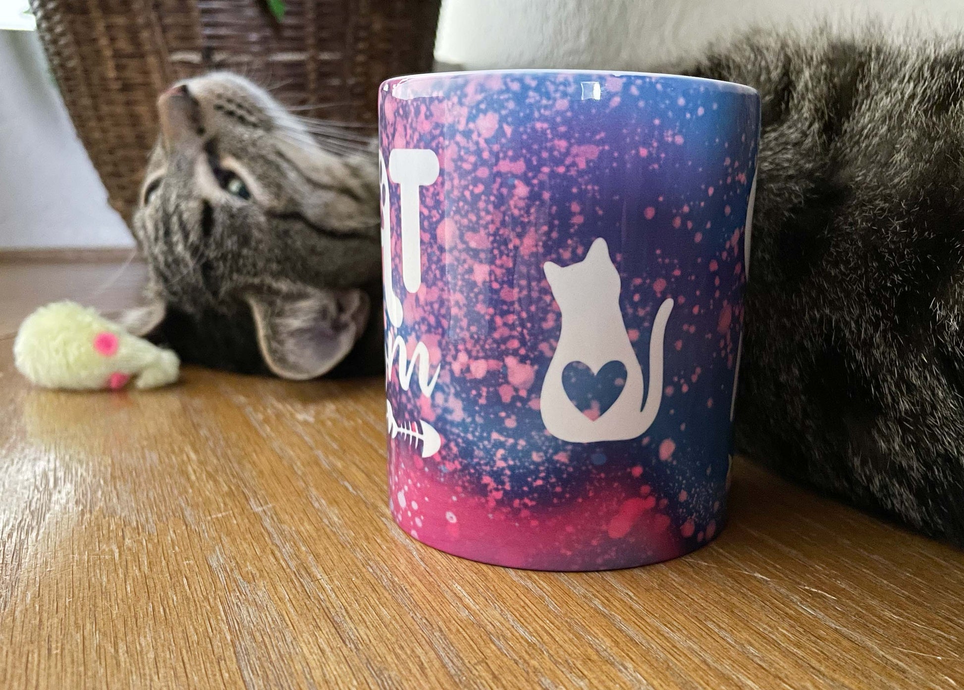 Custom Cat Mom Mug side