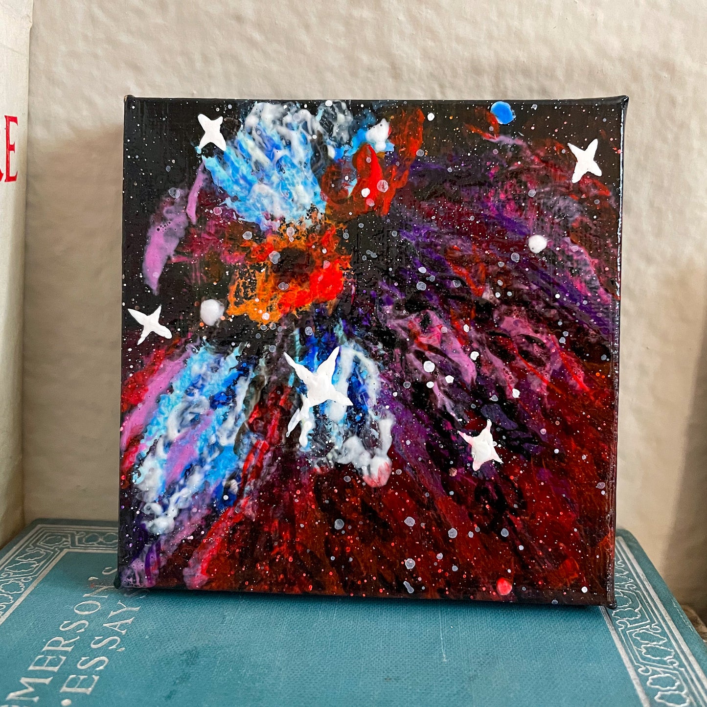 NGC 2170 Angel Nebula - 4x4 Mini Painting