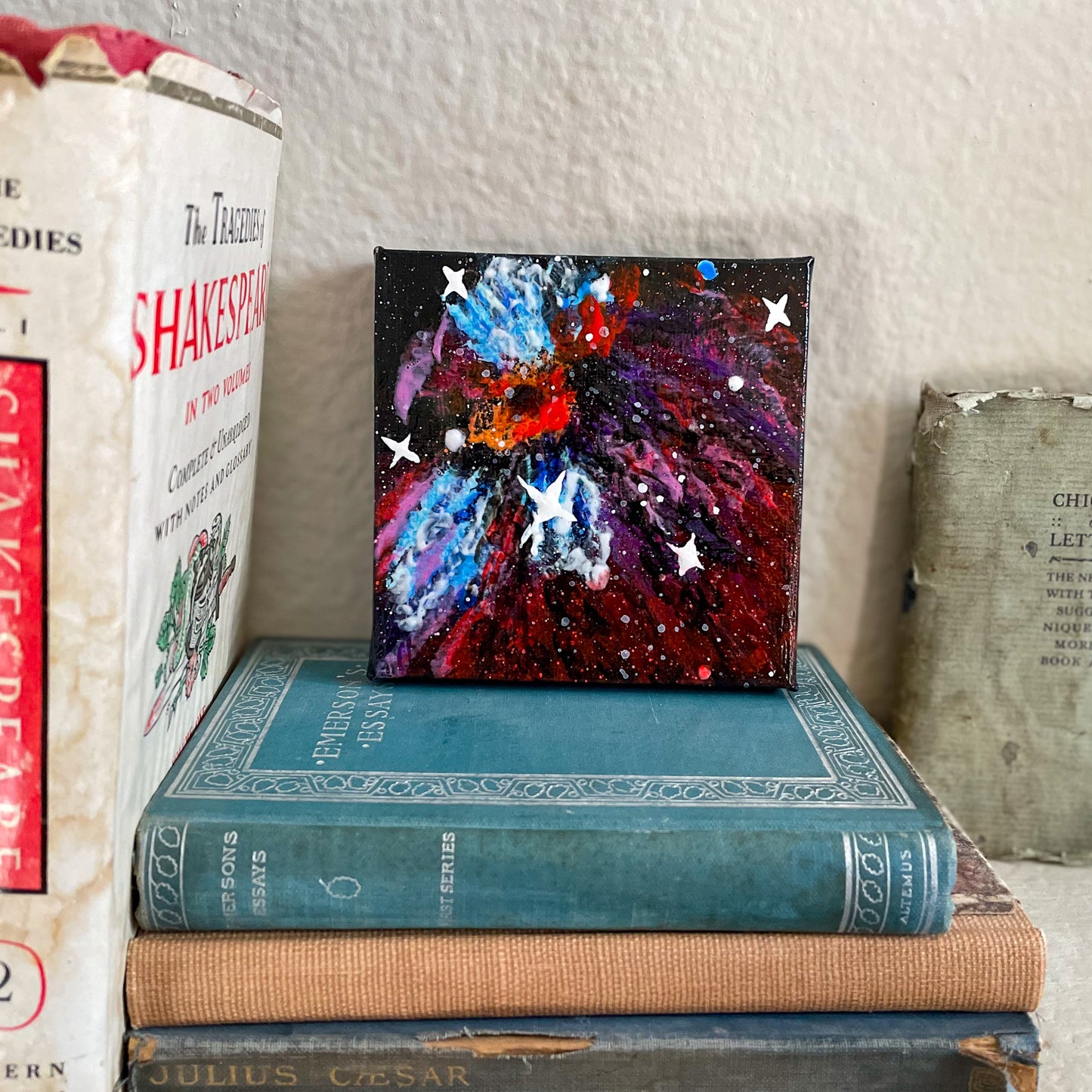 NGC 2170 Angel Nebula - 4x4 Mini Painting