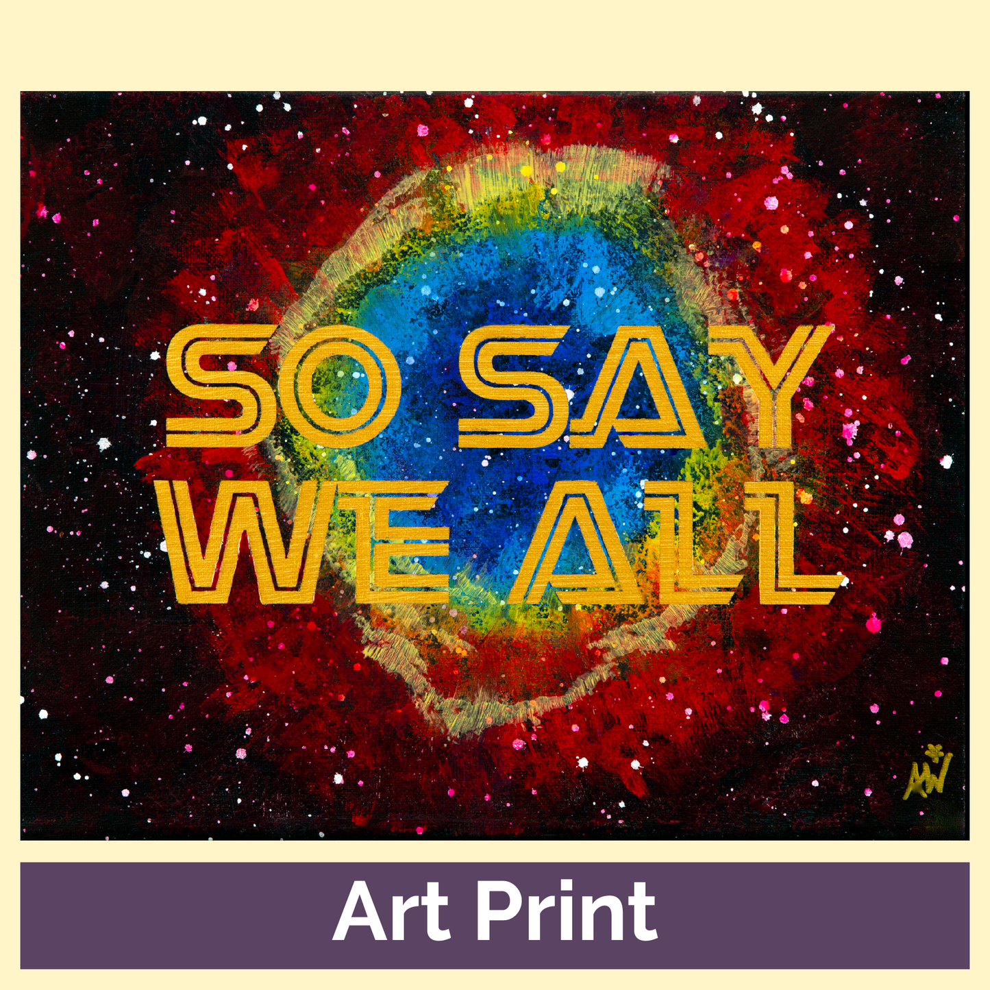 So Say We All Eye of Jupiter art print