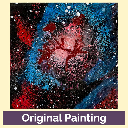 Trifid Nebula - M20 - 4x4 Mini Painting
