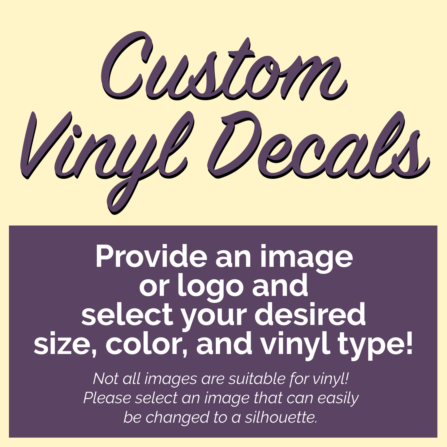 Custom Vinyl Decals