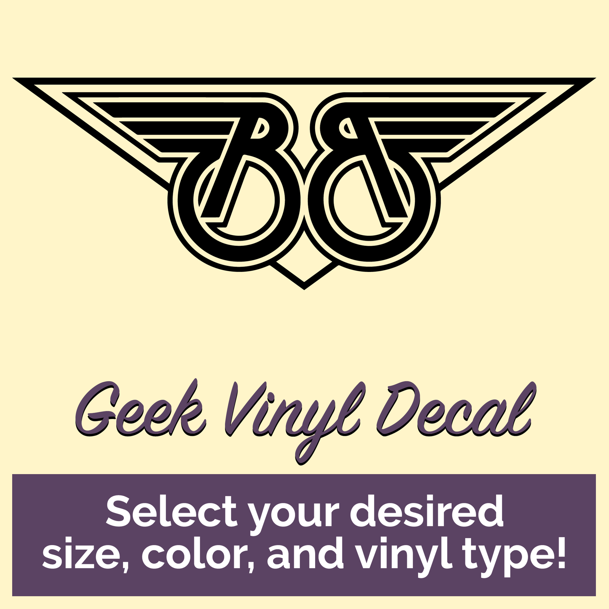 Buckaroo Banzai Geek Vinyl Decal