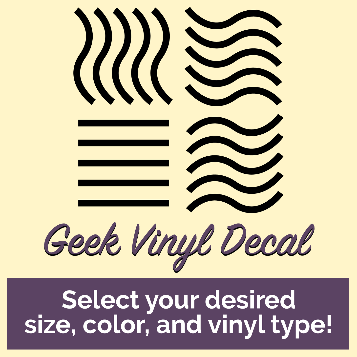 Four Elements Geek Vinyl Decal