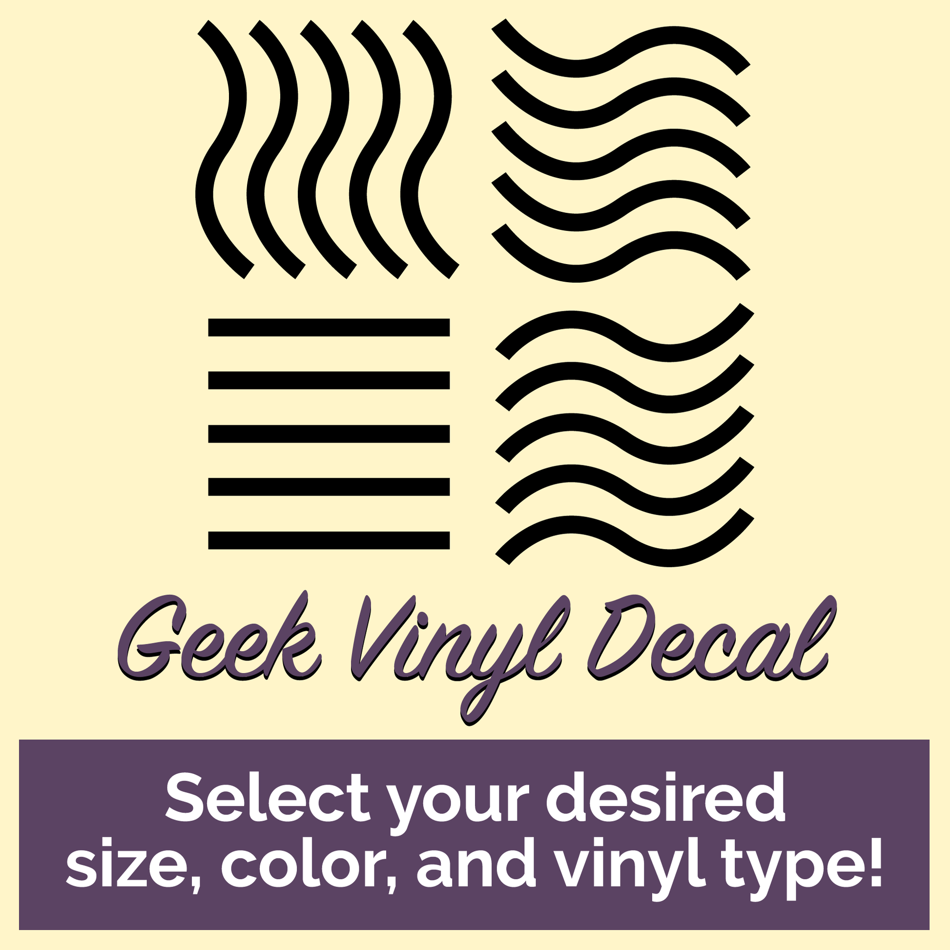 Four Elements Geek Vinyl Decal