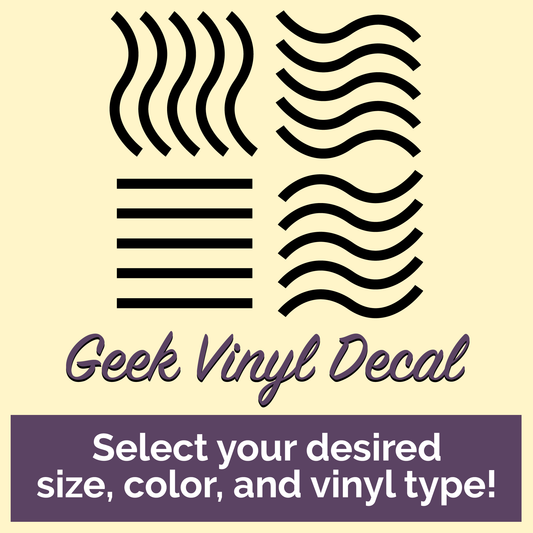 Four Elements Geek Vinyl Decal