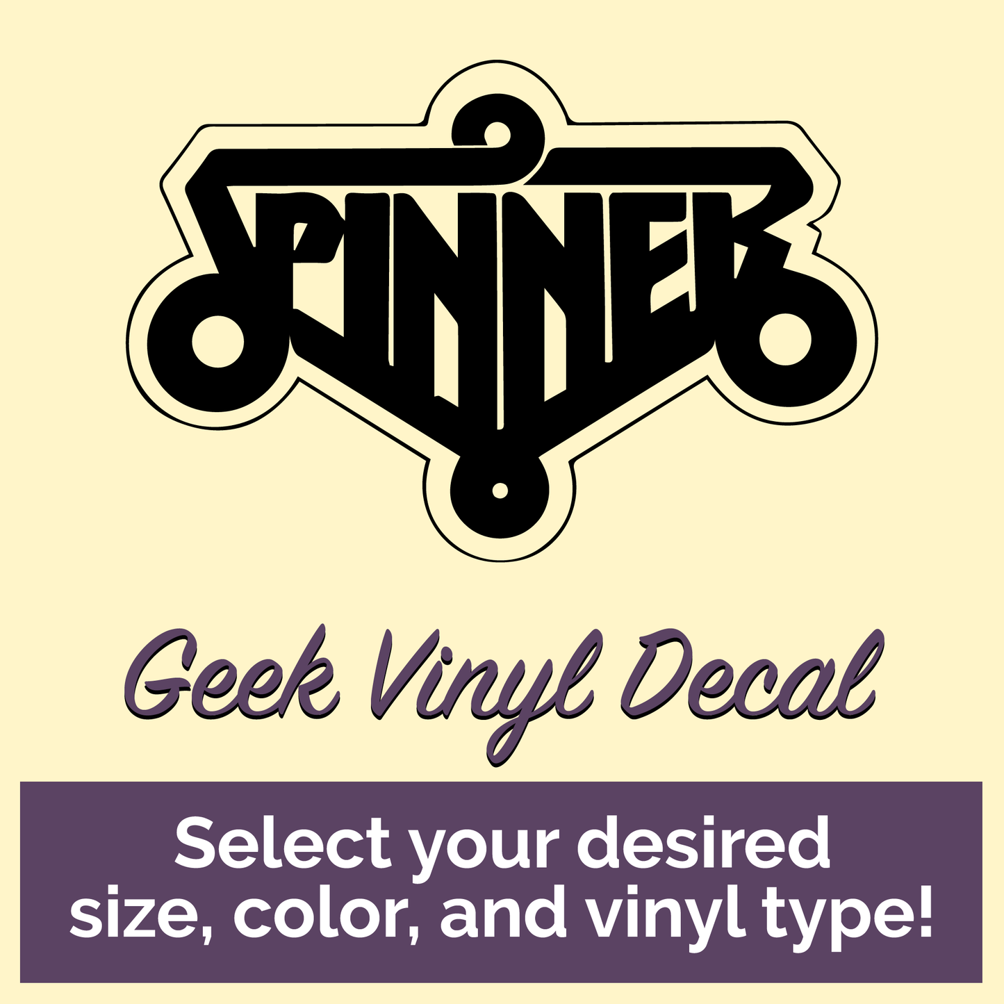 Blade Runner Spinner Geek Vinyl Decal
