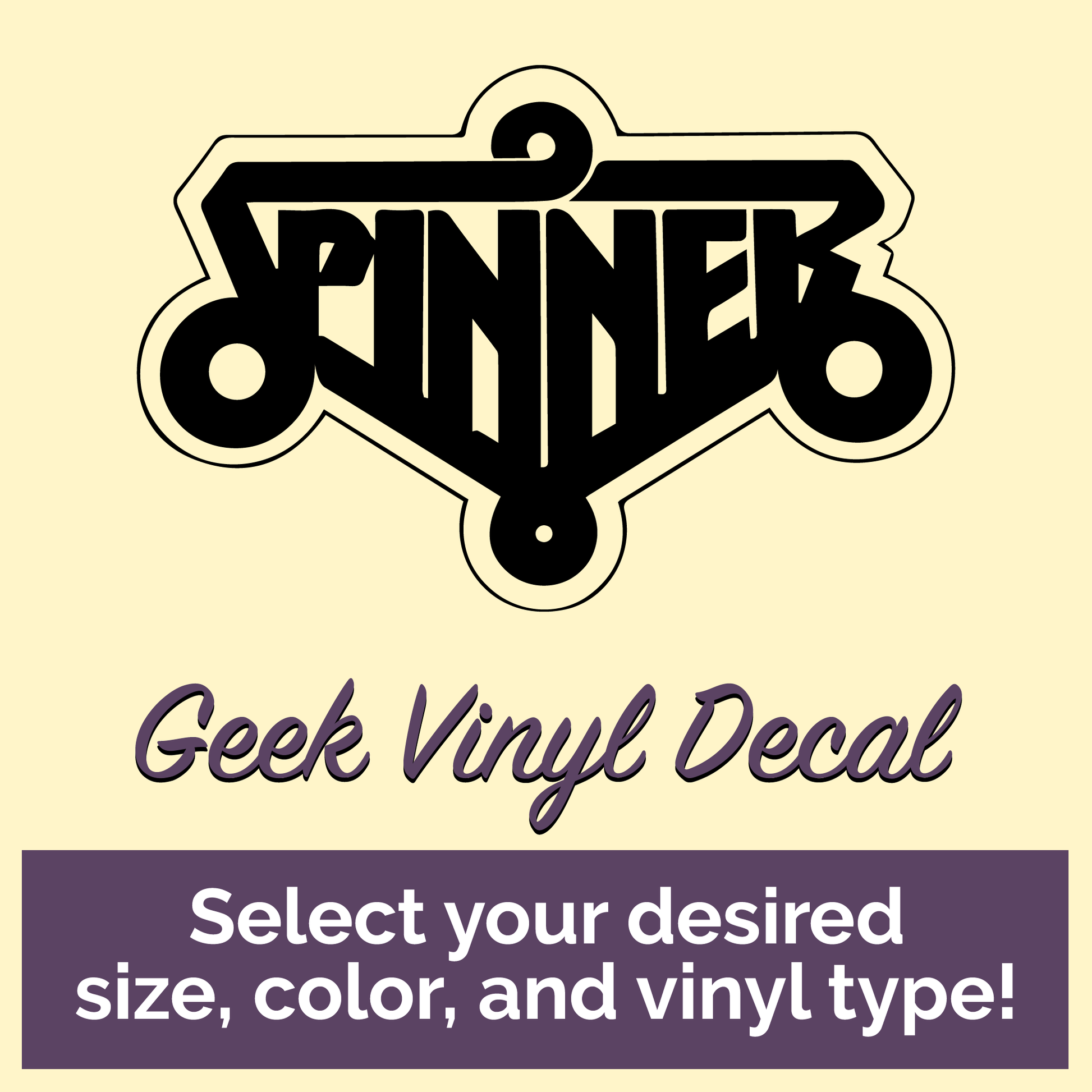 Blade Runner Spinner Geek Vinyl Decal