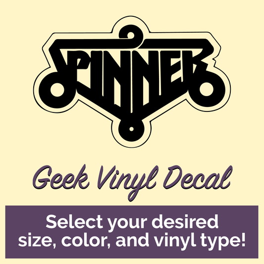 Blade Runner Spinner Geek Vinyl Decal
