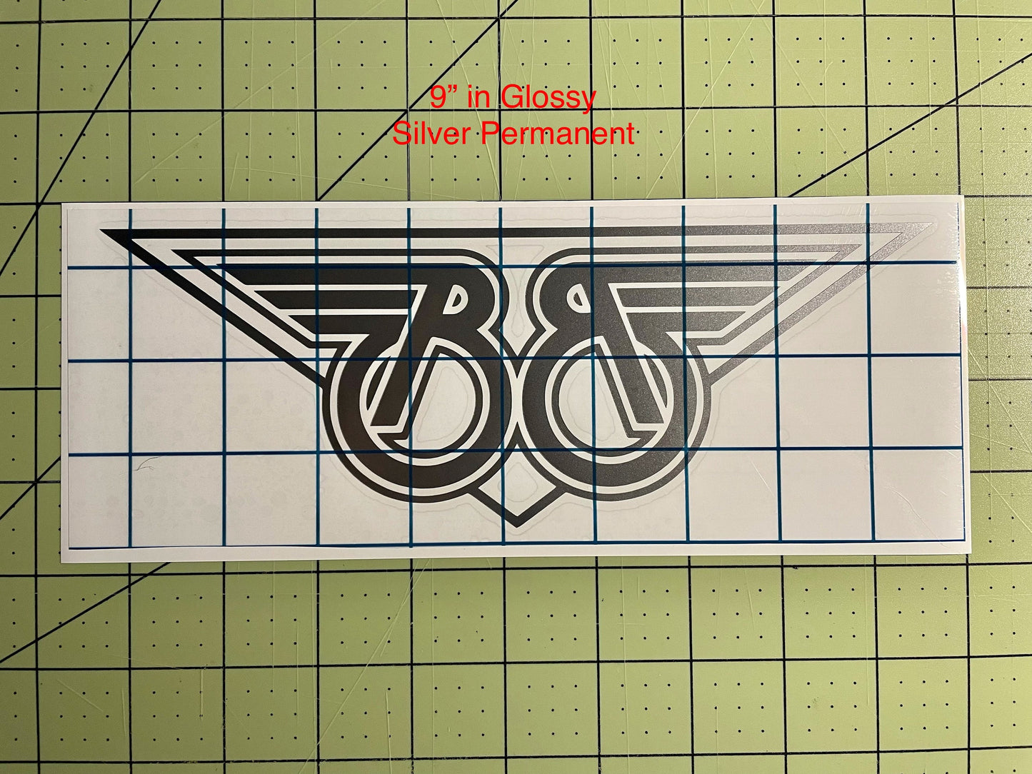 Buckaroo Banzai Geek Vinyl Decal in silver with Transfer Tape