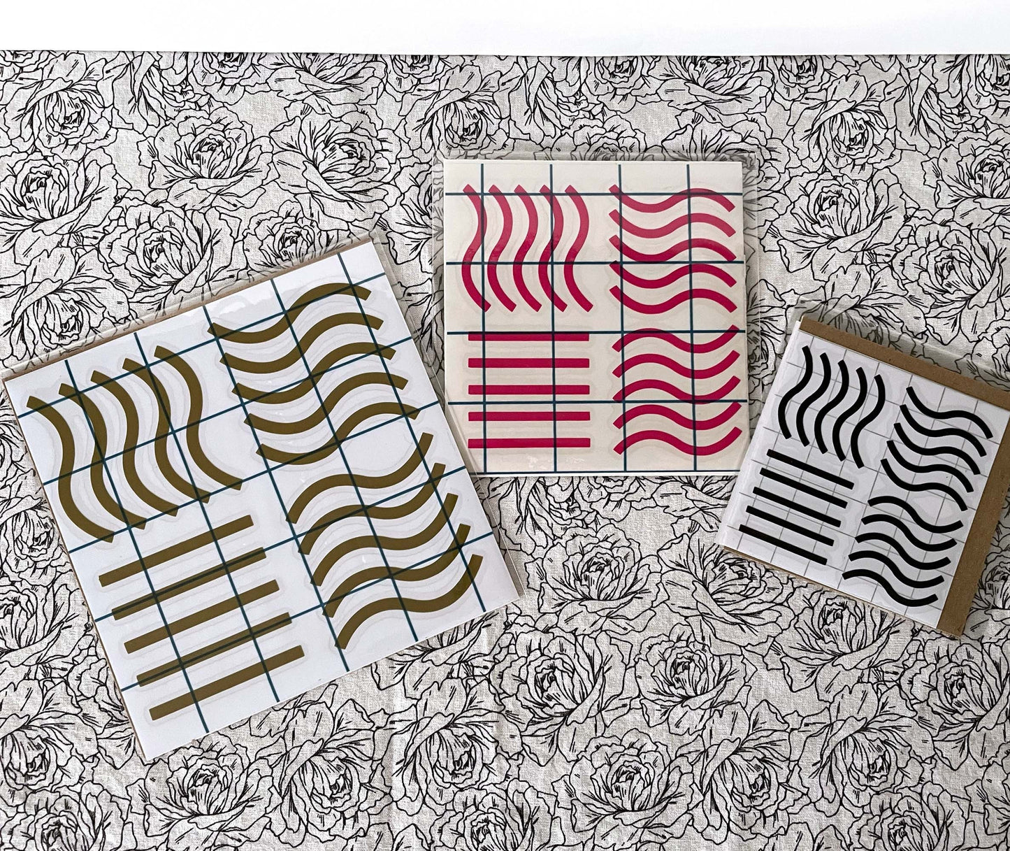 Four Elements Geek Vinyl Decal - 3 decals various sizes and colors