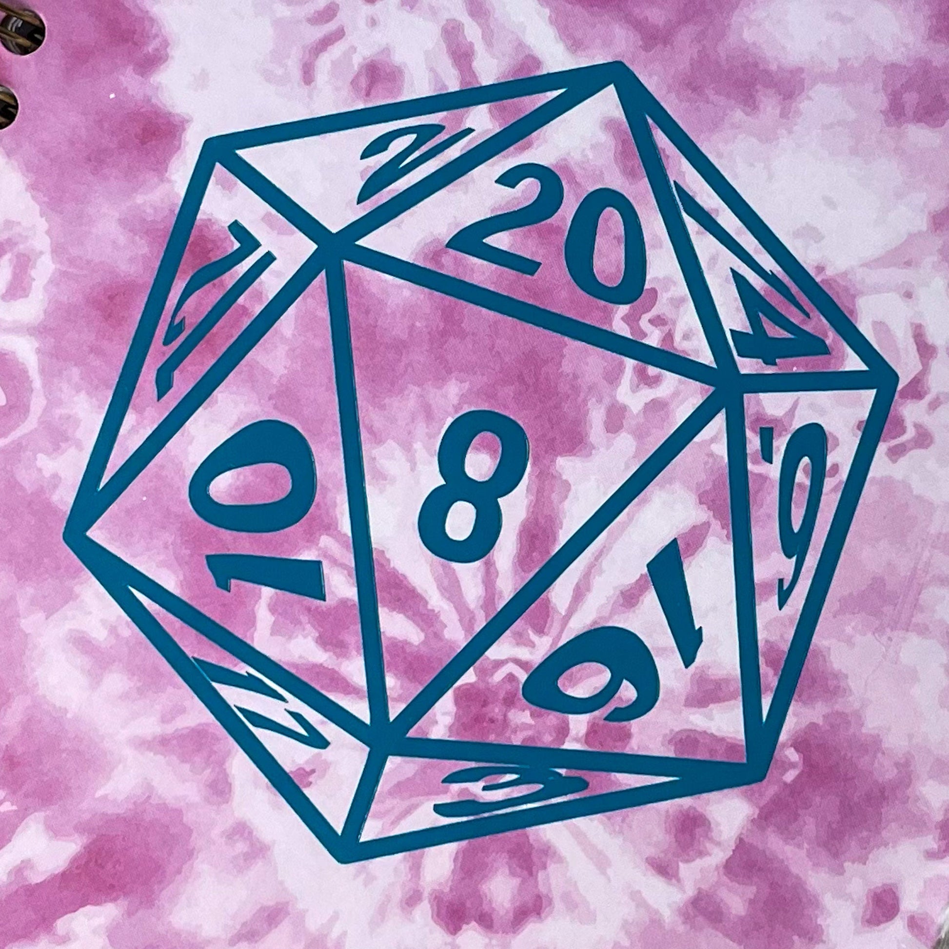 D20 Role-Playing Die Geek Vinyl Decal example