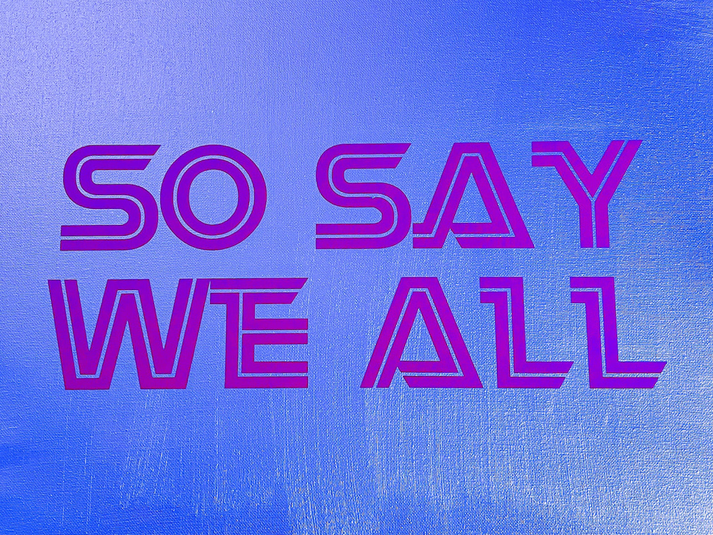 So Say We All Geek Vinyl Decal