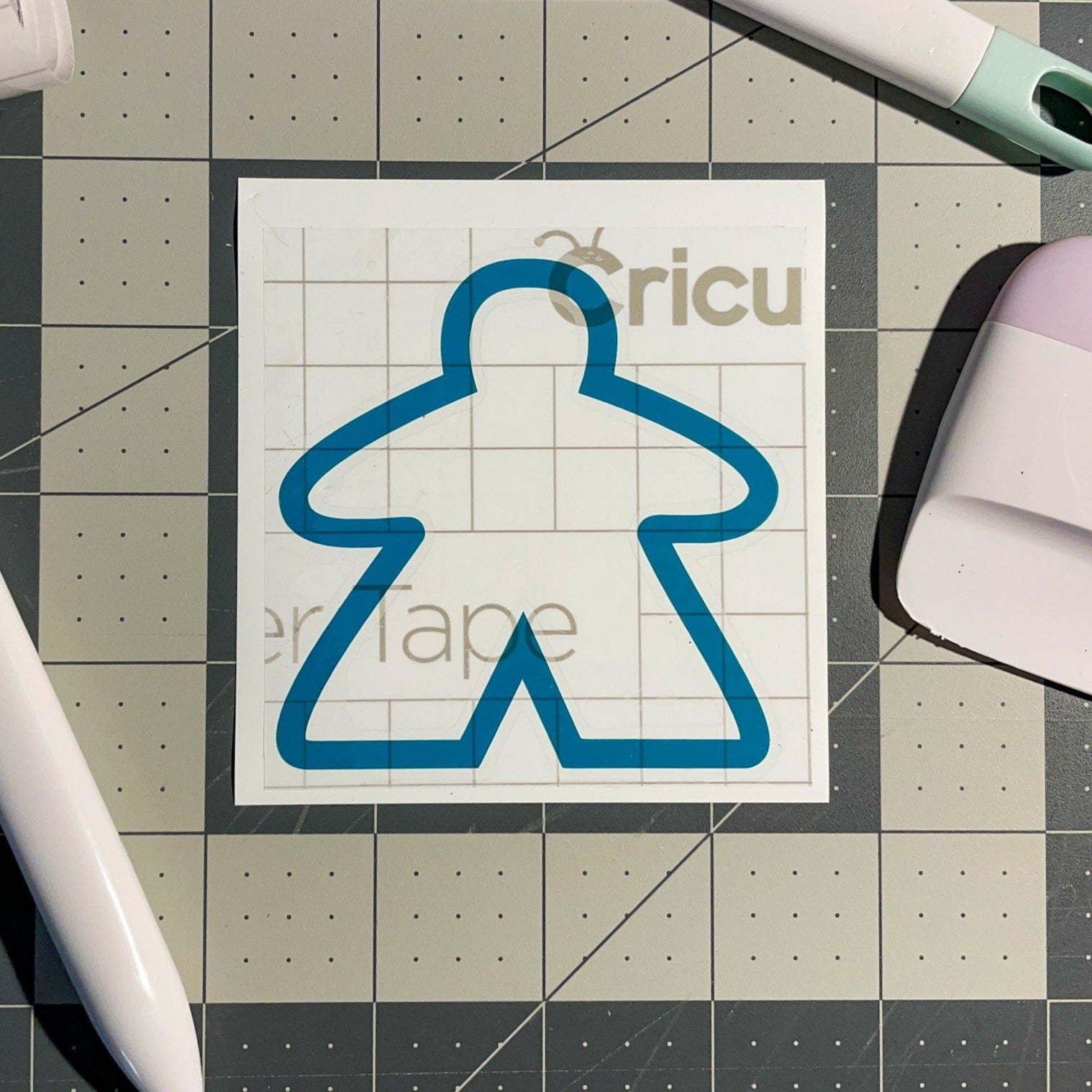 Meeple Board Game Geek Vinyl Decal