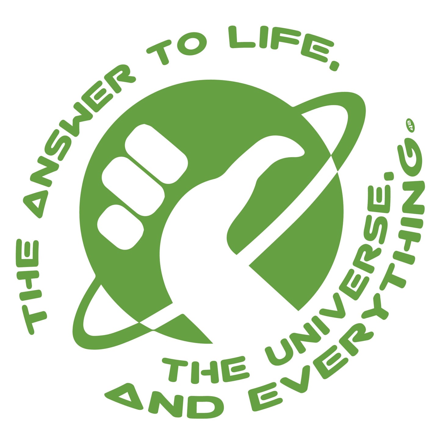 The Answer to Life, the Universe, and Everything Hitchhikers Guide to the Galaxy Geek Vinyl Decal