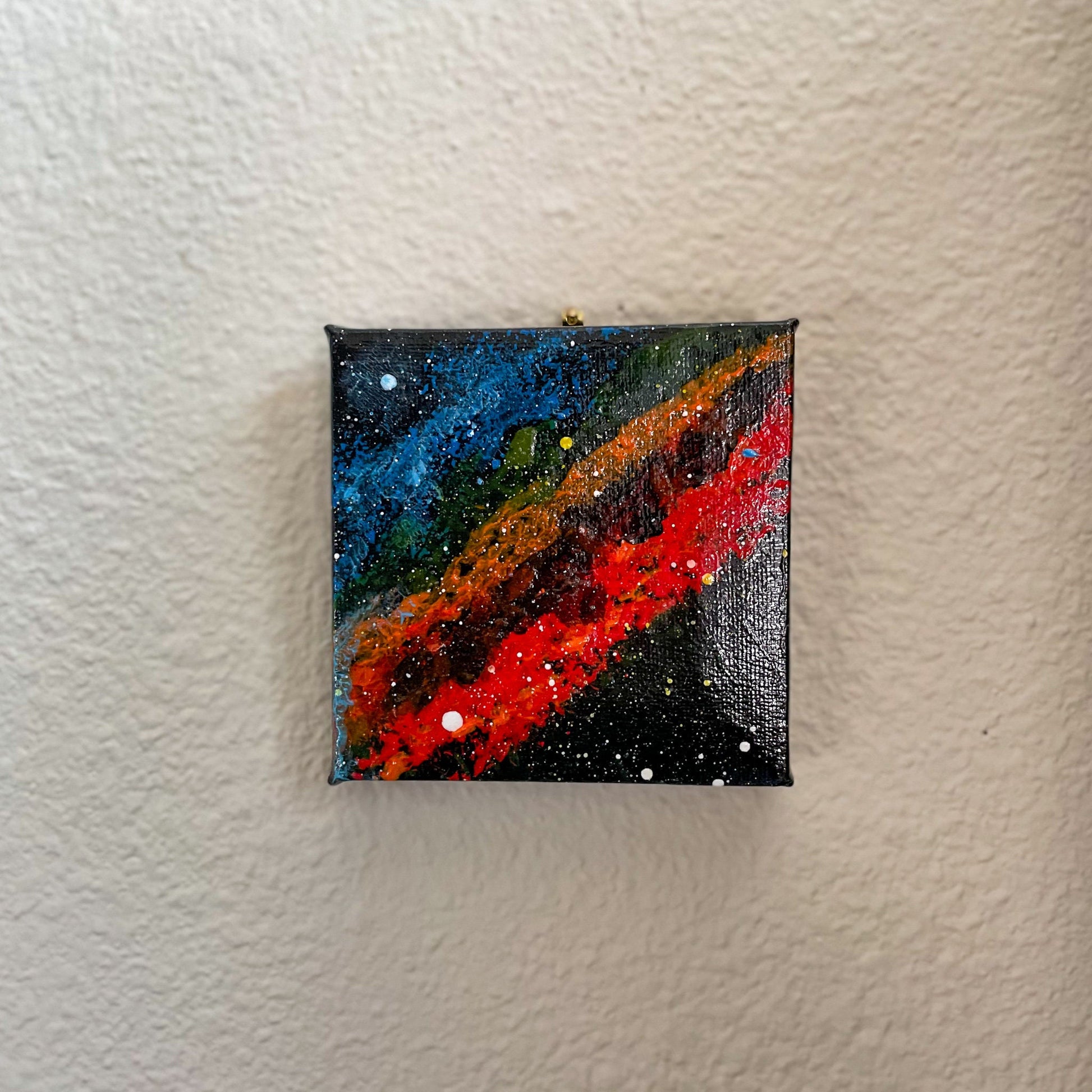 California Nebula in Perseus - NGC 1499 - 4x4 Mini Painting on wall