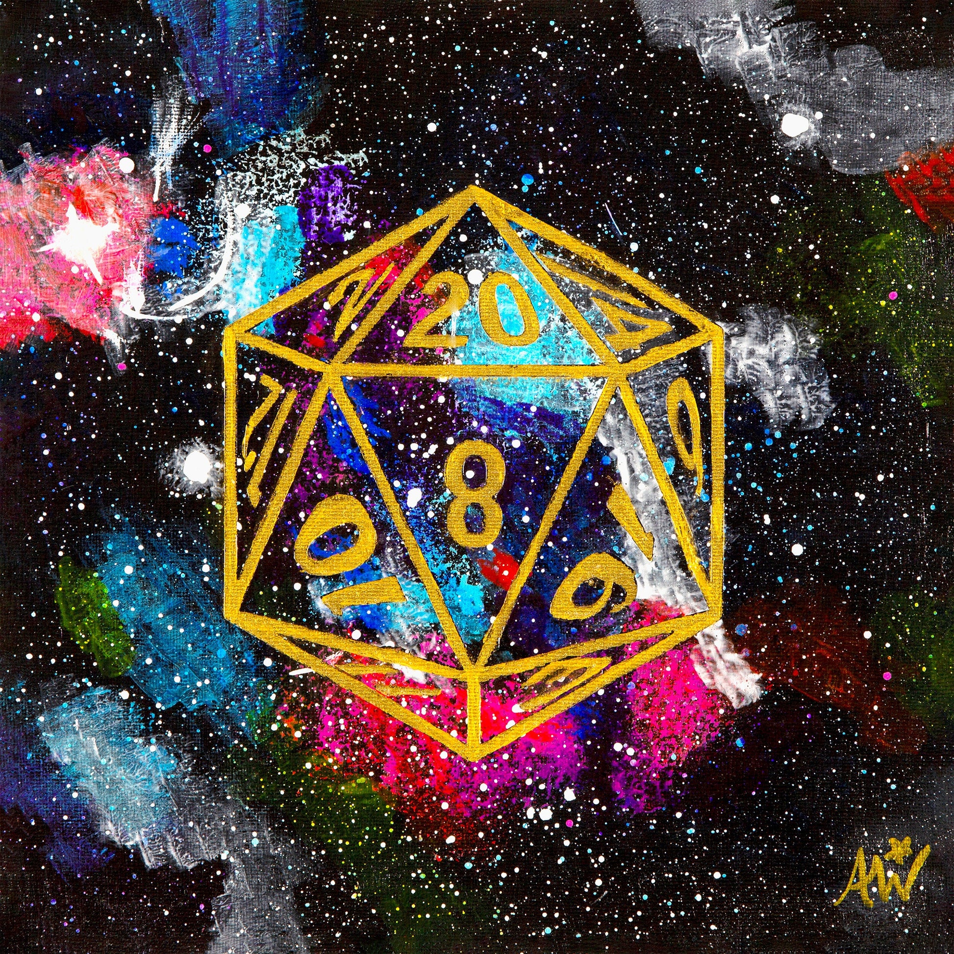 D20 Orion Nebula - 8x8 Art Print