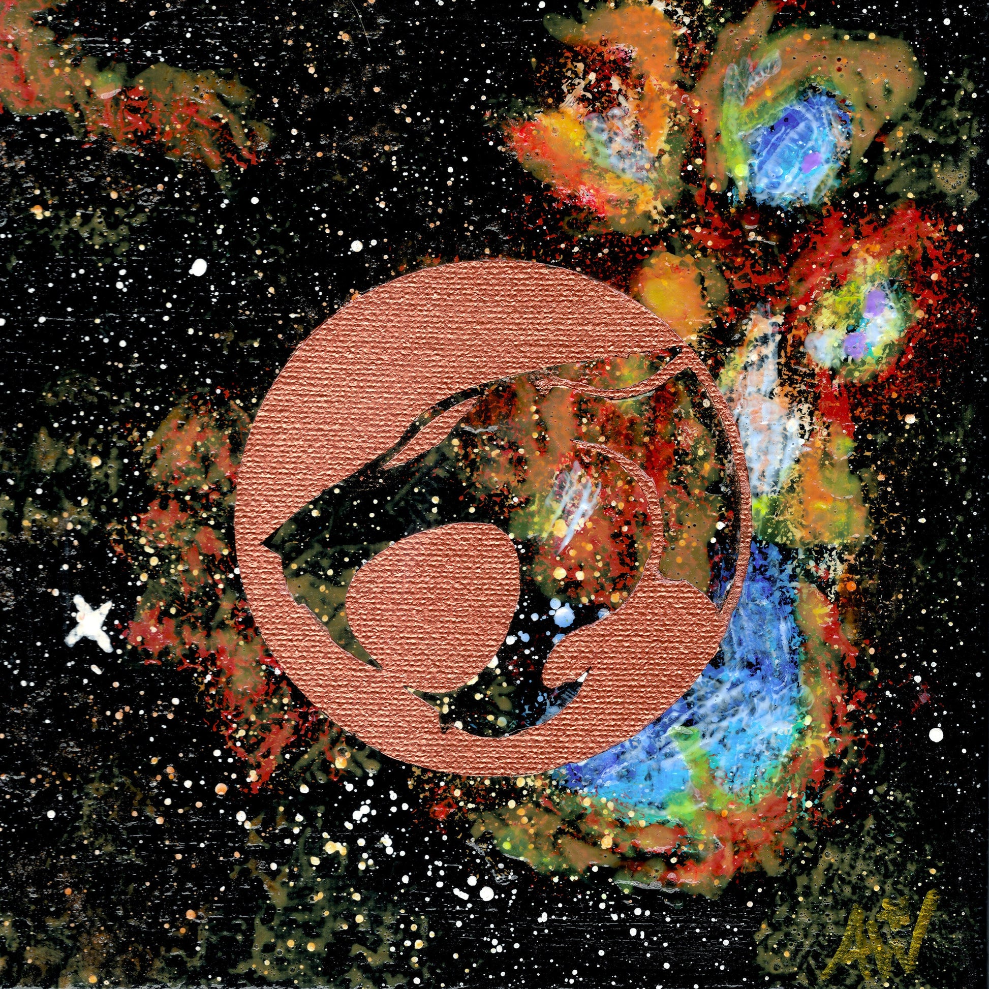 Thunder Cats Paw Nebula - 8x8 Art Print