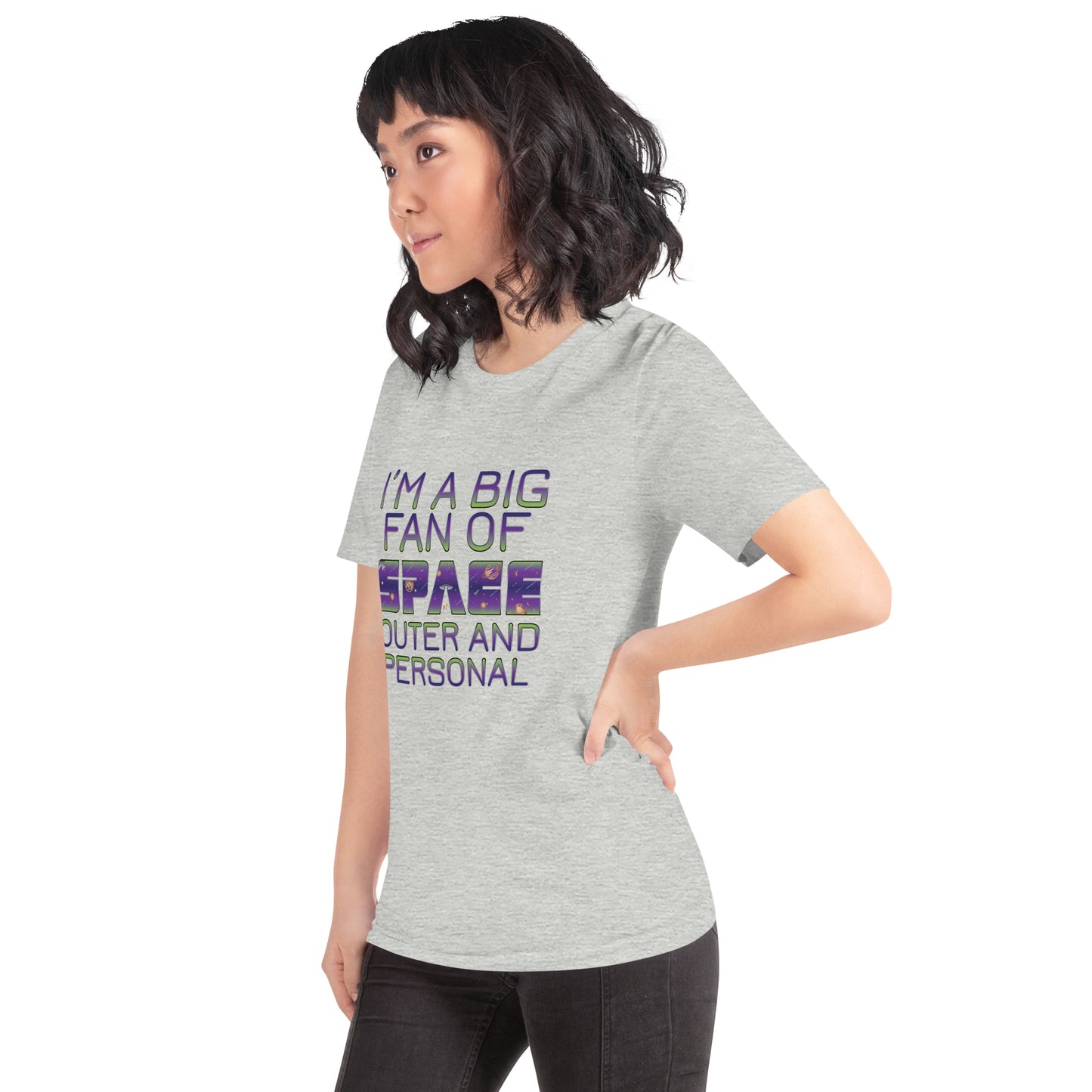 I'm a Big Fan of Space Outer and Personal T-Shirt in Athletic Heather