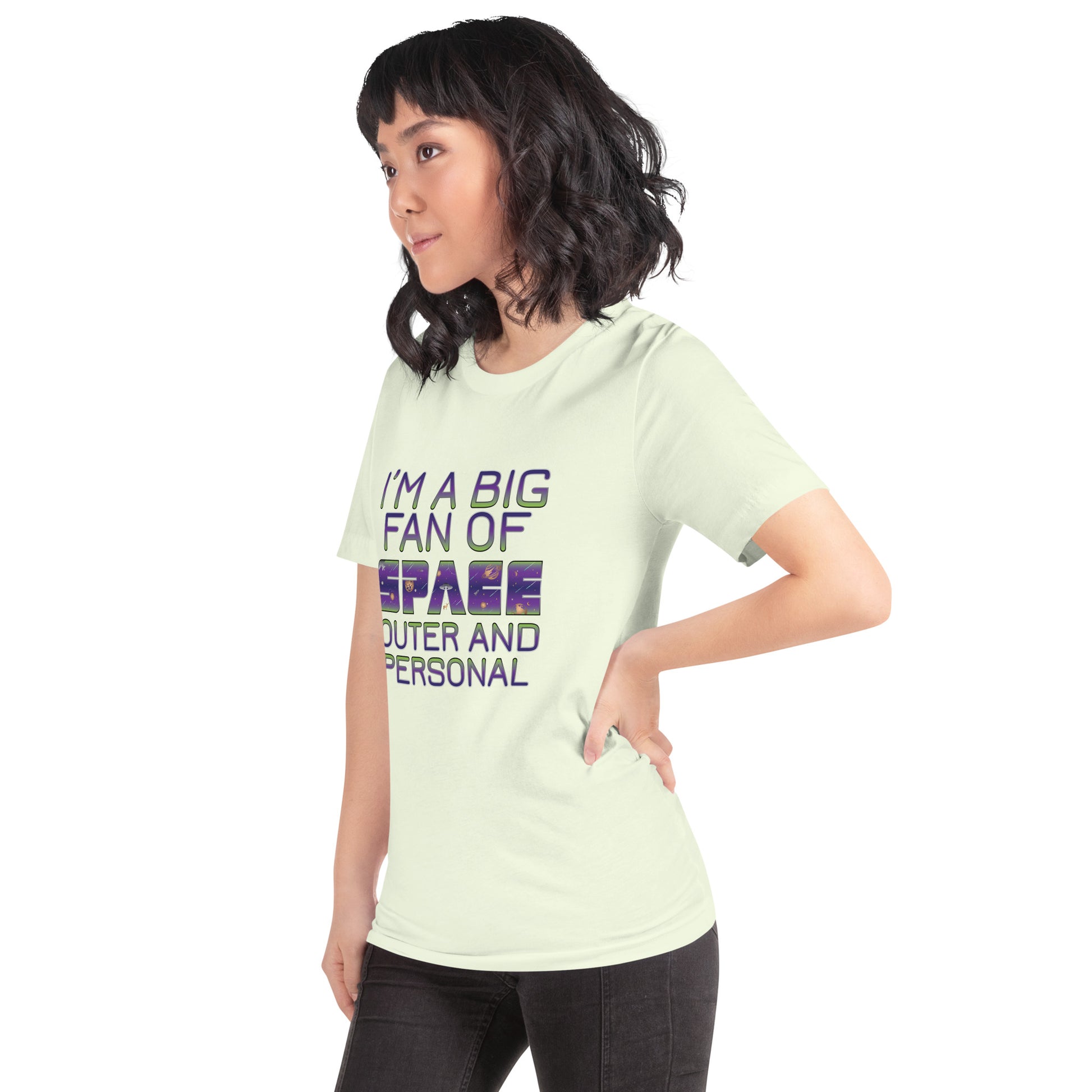 I'm a Big Fan of Space Outer and Personal T-Shirt in Citron