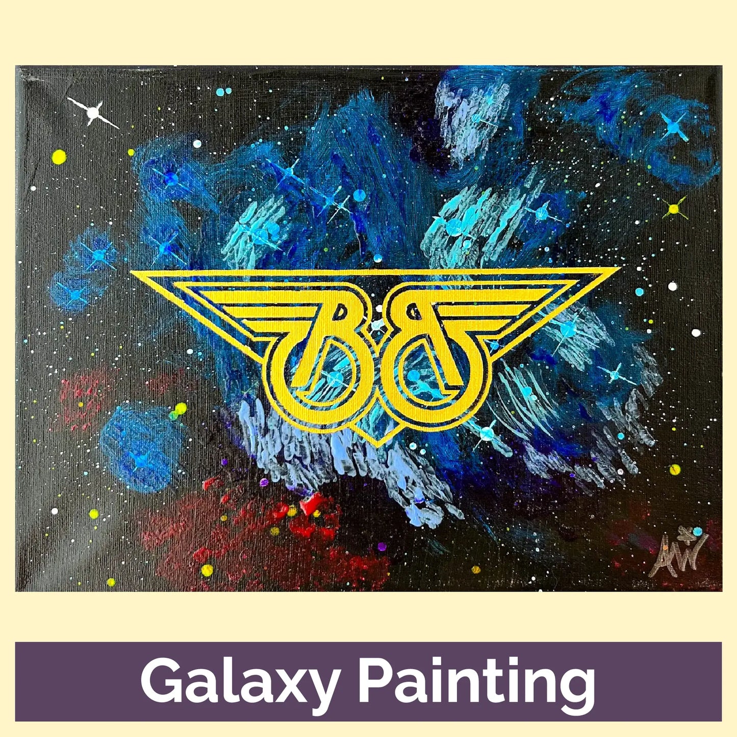 Blazers Pleiadian Dream 9x12 Geek Galaxy Painting