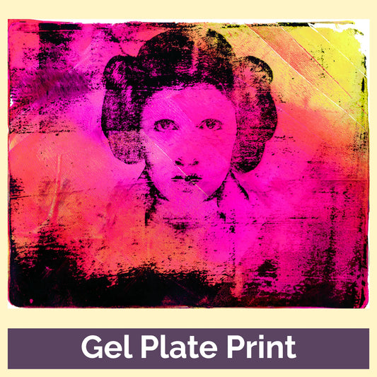 Rebel Resonance 8x10 Gel Plate Print