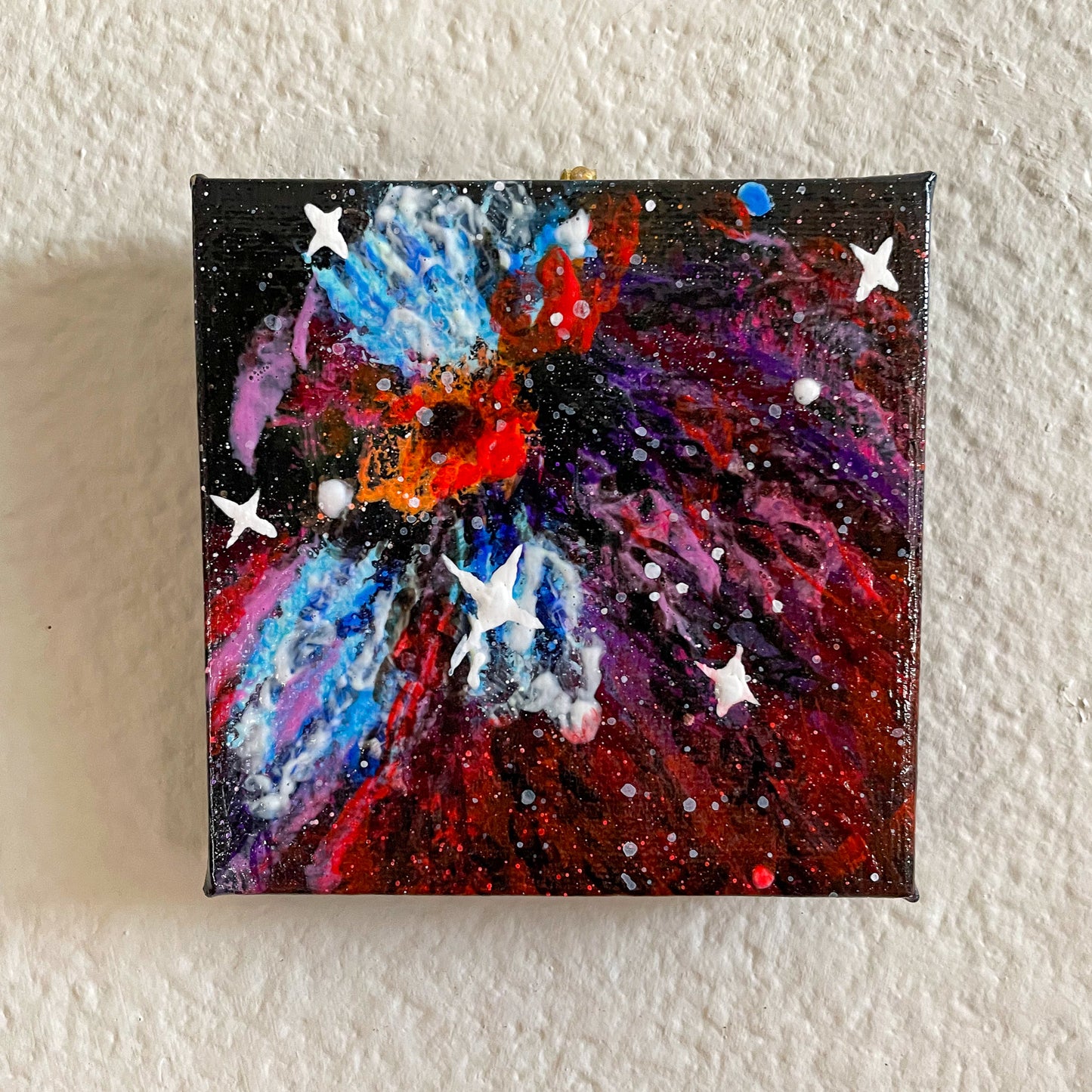 NGC 2170 Angel Nebula - 4x4 Mini Painting