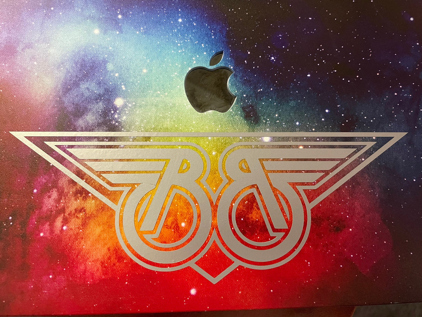 Buckaroo Banzai Geek Vinyl Decal on MacBook Cover
