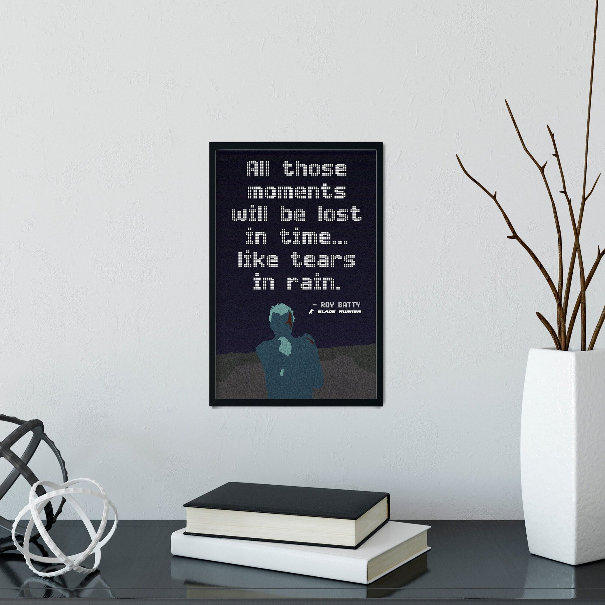 Tears in Rain Quote 11x17 Art Poster